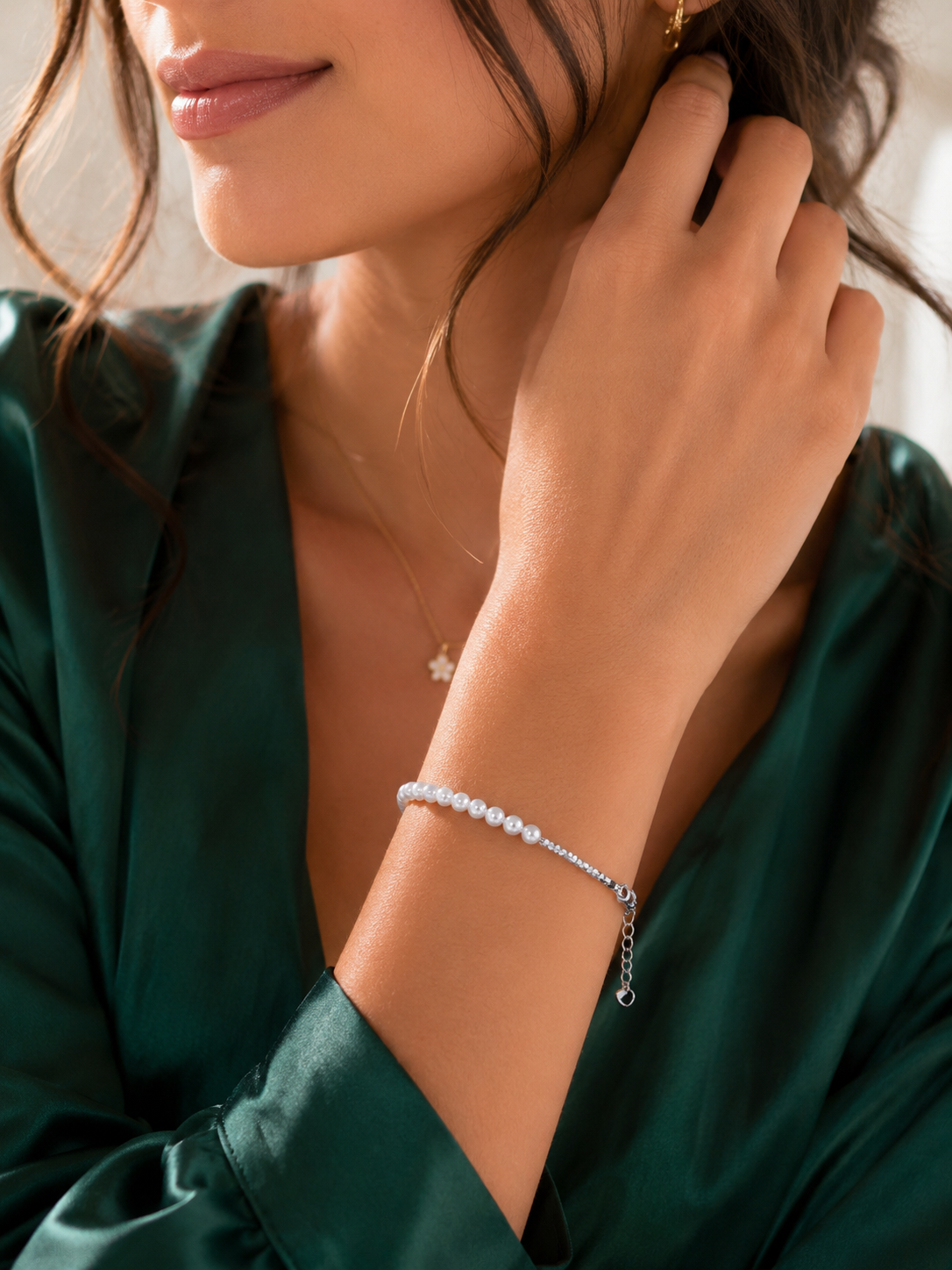 Bracelet Perle & Argent