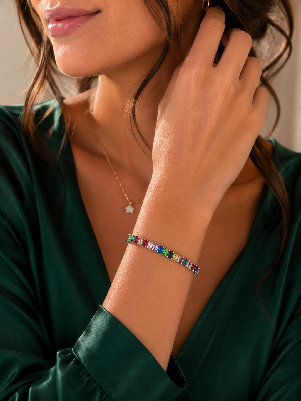Bracelet Argent & Zircon