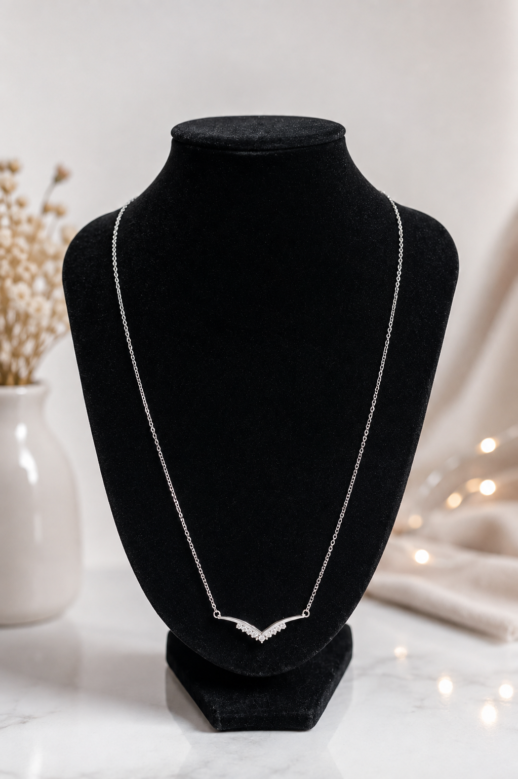 Collier Ailes d'Ange Zircon – Argent 925