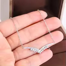Collier Ailes d'Ange Zircon – Argent 925
