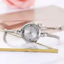 Montre Acier Inoxydable serti de zircon