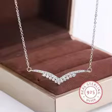 Collier Ailes d'Ange Zircon – Argent 925