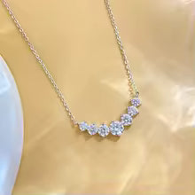 Collier Arc de Zircons – Argent 925