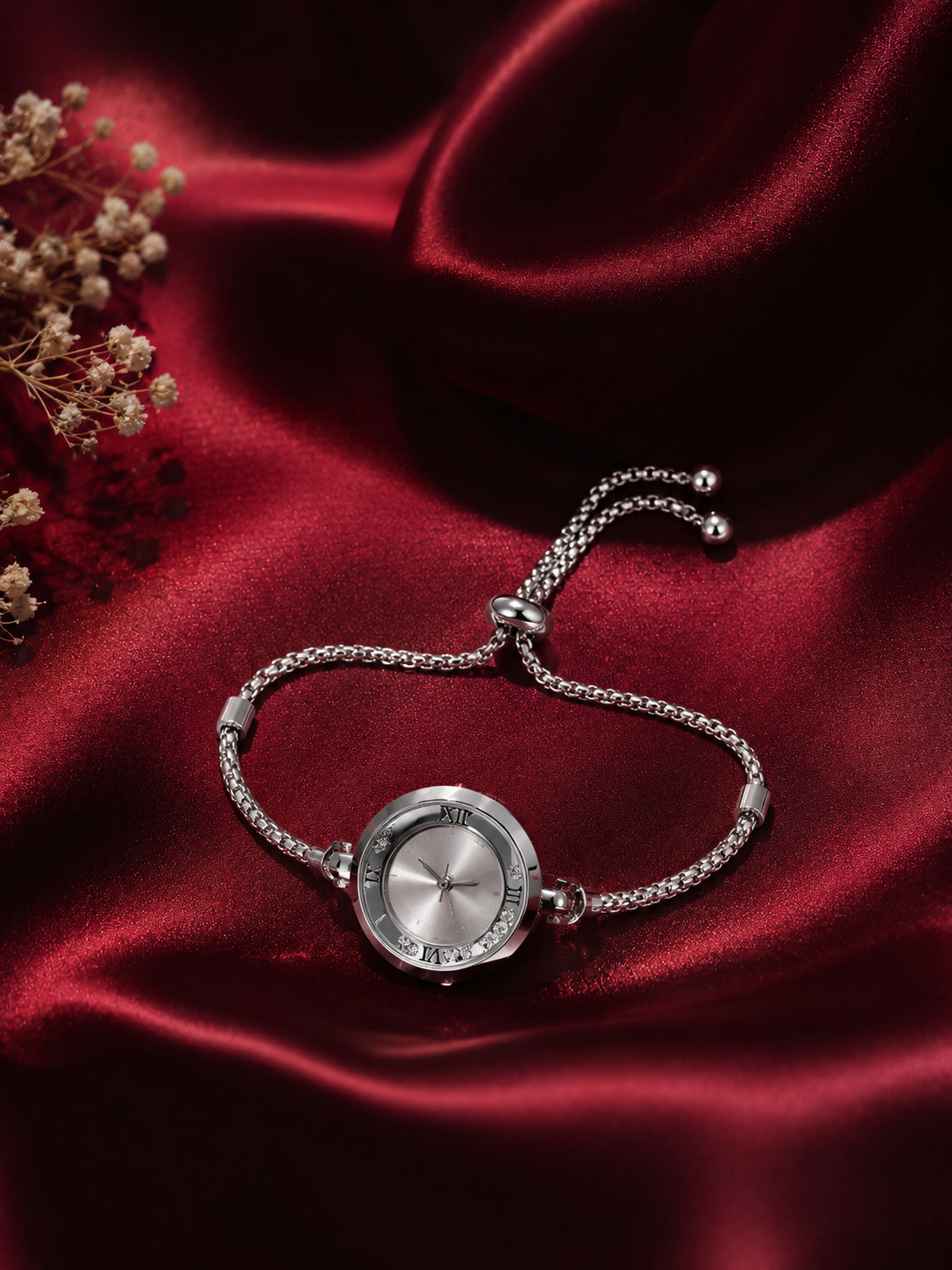 Montre Acier Inoxydable serti de zircon